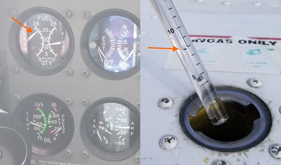 MythBusting One Faulty Fuel Gauge Is No Problem V Speed Aviation